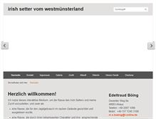 Tablet Screenshot of irish-setter-vom-wml.de